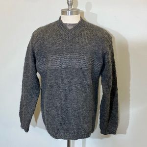 NWT GAP men sweater 100% wool grey color size XXL
